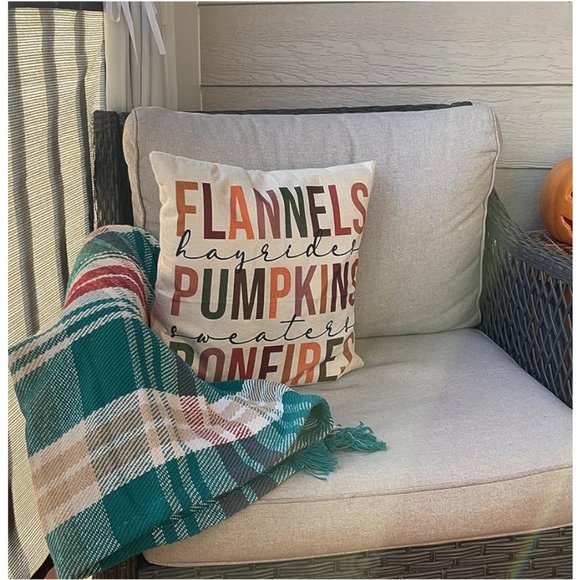 Fall Decor Decorative Pillow Cover Case Thanksgiving Farmhouse Cottage Accent - Picture 5 of 9